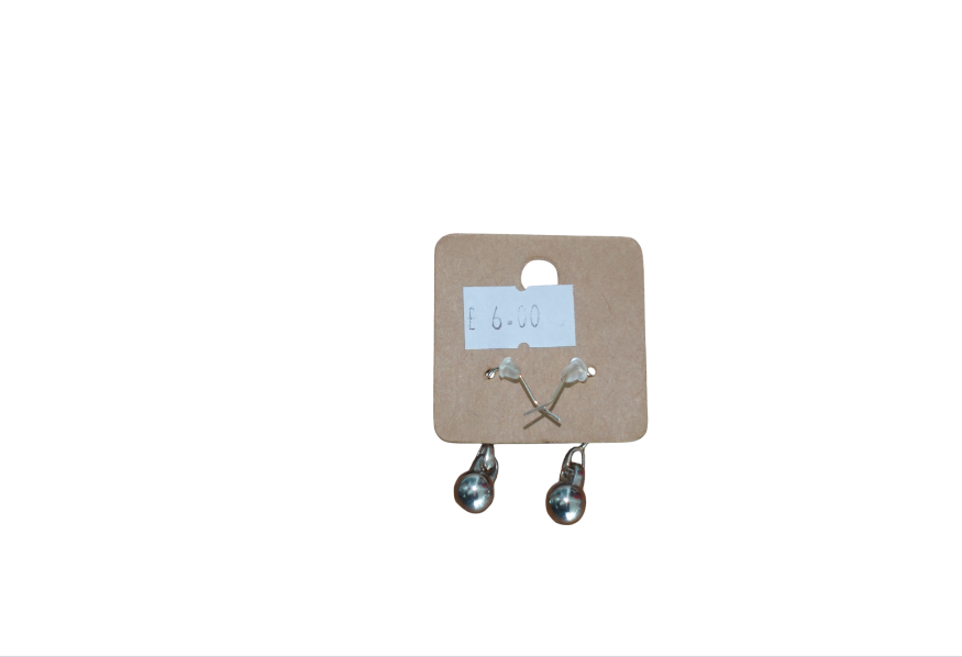 Silver Ball Earrings