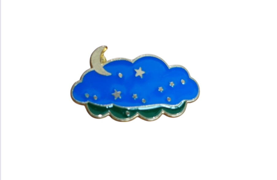 Blue Cloud Pin
