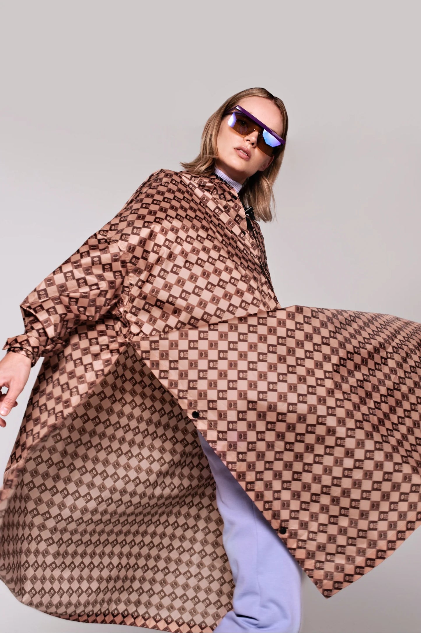 RainKiss Damier Poncho