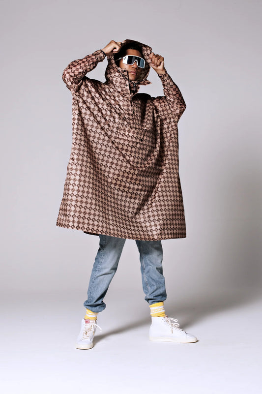 RainKiss Damier Poncho