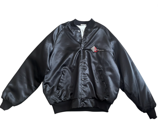 Vintage Satin Bomber Jacket L