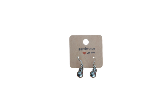 Silver Ball Earrings