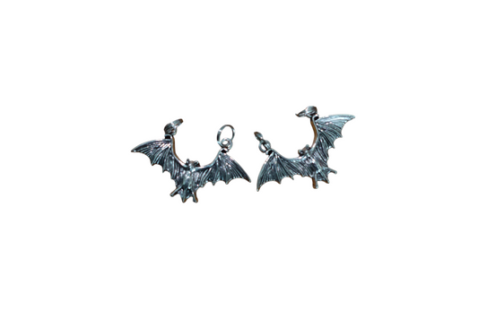 Gothic Punk Bat Shoe Charms