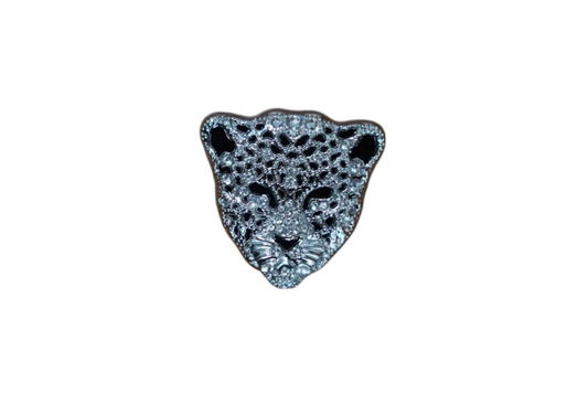 Panther Head Brooch
