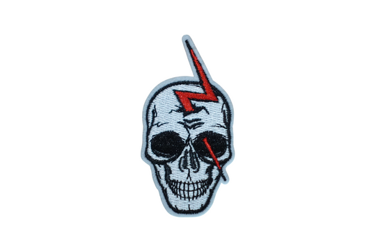 Skull Iron On Patch