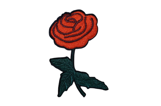 Red Rose Iron Patch