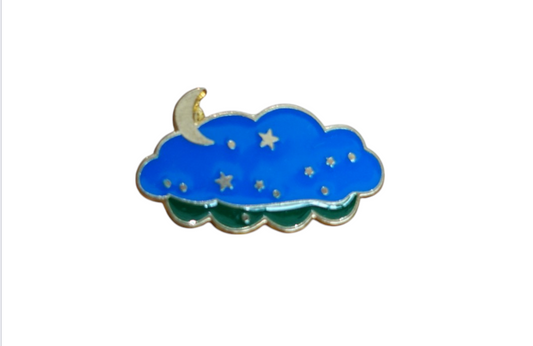Blue Cloud Pin