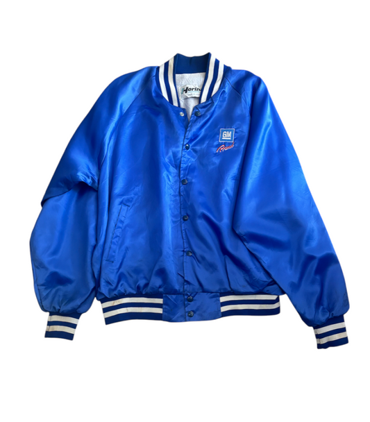 Vintage Satin Bomber Jacket XL
